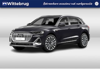 Audi e-Tron 50 quattro S Line 71 kWh 313PK | Panoramadak | Head Up | Nachtzicht | Camera | 21" LM velgen | Luchtvering