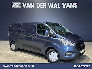 Ford Transit Custom 2.0 TDCI 131pk L2H1 Euro6 Airco | Camera | LED | Cruisecontrol | Verwarmde voorruit Parkeersensoren, Bijrijdersbank, 2800kg trekvermogen