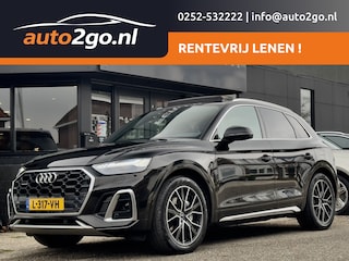 Audi Q5 50 TFSI e AUT7 S-LINE 266PK PANODAK LEDER NAVI CAMERA ACC DIGI-DASH CARPLAY LED 20''LMV PDC