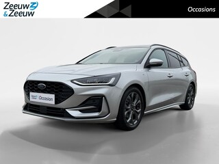 Ford Focus Wagon 1.0 EcoBoost Hybrid ST Line X | Automaat | Adaptief cruise control | Dodehoek detectie | Panorama dak | Draadloos opladen mobiel | Parkeersensoren voor en achter | Achteruitrijcamera | 17" lichtmetalen velgen | Privacy glas |