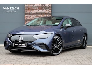 Mercedes-Benz EQE 350+ AMG Line 96 kWh | Luchtvering | Distronic+ | Massage | Stoelventilatie | Burmester | HUD | Digital Light | Verwarmd Stuurwiel | 22kW | Panoramadak | Keyless Go |