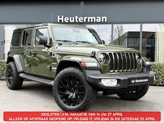Jeep Wrangler Unlimited 4xe 380 Sahara Brute velgen/ Hard Top/ Trekhaak