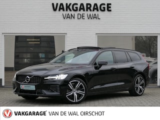 Volvo V60 2.0 T8 Plug-in hybrid AWD Plus Dark | 455 PK | Panoramadak | Harman/Kardon | Memory | Trekhaak | Apple-/Android Carplay | Achteruitrijcamera | BLIS | ACC | 19-inch lichtmetalen velgen