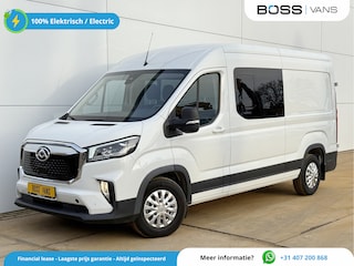 Maxus EDeliver 9 89 kWh NIEUW! Dubbele Cabine 7-Persoons 334km WLTP L3H2 204PK LED Snelladen Airco Adaptieve Cruise Carplay Camera DOKA