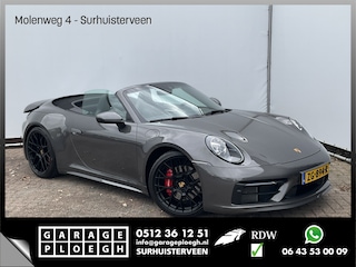 Porsche 911 A Cabrio 3.0 Carrera 4 S Sportchrono+ 14-weg orig.NL Agaatgrijs perfecte configuratie