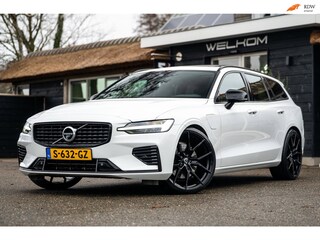 Volvo V60 2.0 T6 Recharge AWD R-Design SOH 90% I Panoramadak I Harman Kardon I 21" I HeadUp I Blis I Stuur & stoelverwarming I BTW