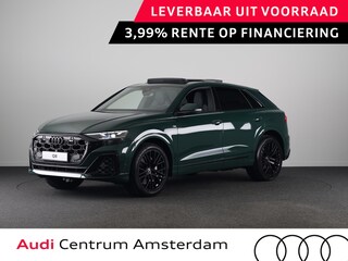 Audi Q8 Pro Line S 55 TFSI e 394 pk | Midnight emerald green | Glazen panoramadak | Bang & Olufsen Premium 3D | Sportstoelen plus voorin |