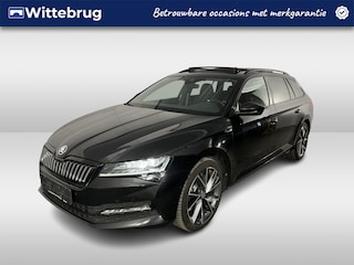 Skoda Superb Combi 1.4 TSI iV Sportline / AUTOMAAT/ PANO/ TREKHAAK/ ELEK.KLEP/ DCC/ MEMORY SEAT/ STUUR+STOELVERWARM.V+A/ PARK.SENSOR.V+A/ CAMERA/ DODEHOEK/ SMARTLINK/ ACC/ KEYLESS/ VIRTUAL COCKPIT/ NAVI/ DAB/ CLIMA/ LED/ 19'' LMV