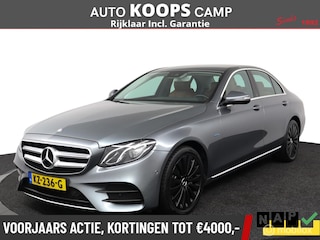 Mercedes-Benz E350 e | 286PK | Luchtvering | Ambient Light | PDC V&A | Led verlichting | Bruin leder | Essenhout | Dealerstaat |