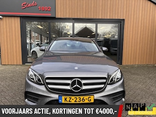 Mercedes-Benz E350 e | 286PK | Luchtvering | Ambient Light | PDC V&A | Led verlichting | Bruin leder | Essenhout | Dealerstaat |