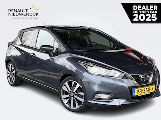 Nissan Micra 0.9 IG-T Tekna STOELVERWARMING / LICHTMETAAL / 4 SEIZOENEN BANDEN / PARKEERCAMERA + SENSOREN / AIRCO / LEER!