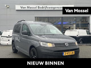 Volkswagen Caddy 1.5 TSI 115PK | Automaat | Licht Metaal Zwarte Velgen | Trekhaak | Stoelverwarming | Airco | Parkeersensoren Achter | Cruise Control | Multifunctioneel Stuurwiel | 7 Zits |