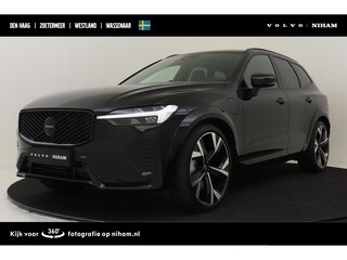 Volvo XC60 T6 PLUG-IN HYBRID AWD ULTRA DARK BLACK EDITION -PANO.DAK|BOWERS&WILKINS|GEVENT.LEDER+MASSAGE|LUCHTVERING|360°CAM|HEAD-UP DISP.|GELAAGD.GLAS|22"