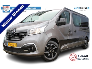 Renault Trafic 1.6 dCi T29 L2H1 DC 5 Persoons Comfort Energy | Incl. 12 maanden Garantie | Trekhaak | Stoelverwarming | Cruise controle | Climate controle | Achteruitrijcamera | Parkeersensoren achter | Navigatie | Lederen bekleding | Dak rails | Origineel NL Auto | NAP |