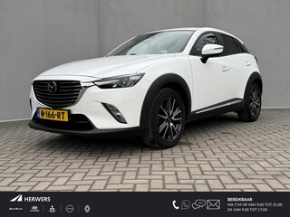 Mazda CX-3 2.0 SkyActiv-G 120 GT-M Trekhaak (trekgewicht 1200KG)  / All season banden / Stoelverwarming / 100% onderhouden /  Head-up display / Lederen bekleding / Adaptieve cruise control / Navigatie