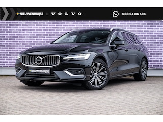 Volvo V60 2.0 B3 Inscription | Achteruitrijcamera | Parkeersensoren | Trekhaak | Lederen Bekleding | BLIS | Cruise Control Adaptief | Lichtmetalen Velgen 18 inch | Keyless Entry | Stoelverwarming
