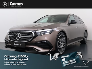 Mercedes-Benz Estate 300 e Business Solution AMG | Night Pakket | Trekhaak | Panoramadak | 360° Camera | Augmented Reality voor Navigatie | DISTRONIC Afstandsassistent | Dodehoekassistent | Verkeersbordassistent | DIGITAL LIGHT | Elektrisch Verstelbare Stoelen + Memory | Stoelverwarming | Sfeerverlichting | Apple CarPlay | Android Auto | Elektrisch Inklapbare Buitenspiegels | Parkeersensoren