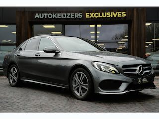 Mercedes-Benz C-klasse 350 e AMG Luchtvering Panoramadak Cruise Stoelverw. Leer