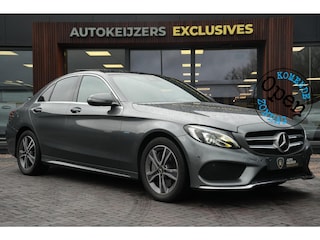 Mercedes-Benz C-klasse 350 e AMG Luchtvering Panoramadak Cruise Stoelverw. Leer