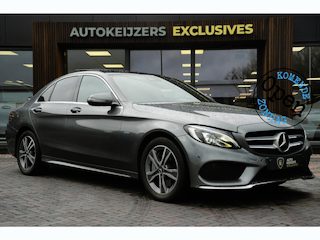 Mercedes-Benz C-klasse 350 e AMG Luchtvering Panoramadak Cruise Stoelverw. Leer