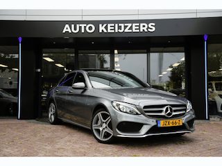Mercedes-Benz C-klasse 350 e AMG Luchtvering Panoramadak Cruise Stoelverw. Leer