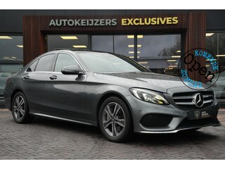 Mercedes-Benz C-klasse 350 e AMG Luchtvering Panoramadak Cruise Stoelverw. Leer