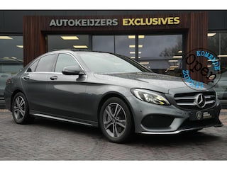 Mercedes-Benz C-klasse 350 e AMG Luchtvering Panoramadak Cruise Stoelverw. Leer