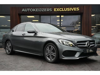 Mercedes-Benz C-klasse 350 e AMG Luchtvering Panoramadak Cruise Stoelverw. Leer