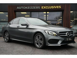 Mercedes-Benz C-klasse 350 e AMG Luchtvering Panoramadak Cruise Stoelverw. Leer