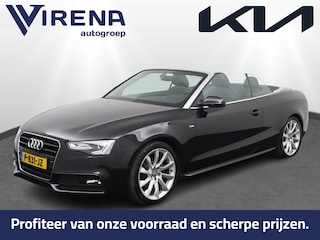 Audi A5 Cabriolet 2.0 TFSI Pro Line S Automaat - Navigatie - Stoelverwarming - Leder - Navigatie - Sensoren achter - Bang & Olufsen - Dealer onderhouden - Virena Zekerheidspakket €895,-