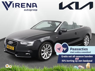 Audi A5 Cabriolet 2.0 TFSI Pro Line S Automaat - Navigatie - Stoelverwarming - Leder - Navigatie - Sensoren achter - Bang & Olufsen - Dealer onderhouden - Virena Zekerheidspakket €895,-