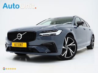 Volvo V90 2.0 T6 Plug-in hybrid AWD Plus Dark Long Range | Panoramadak | Pilot Assist | Trekhaak | Leder | Harman/Kardon | 360 | Keyless | Carplay