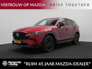 Mazda CX-5 2.0 e-SkyActiv-G Homura automaat met Black Comfort Pack, wegklapbare trekhaak en all-weather banden : dealer onderhouden