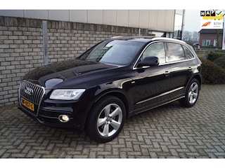 Audi Q5 2.0 TFSI Quattro S Line Autom Panodak Half Leder/Stof Sportst Navi Clima Xenon Cruise 2x PDC LMV Trekh ENZ NL Auto.