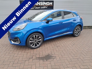 Ford Puma 1.0 EcoBoost Hybrid!! ST-Line Vignale Automaat!!! | Lederen bekleding | Navi | Cruise | Clima | Trekhaak | Bomvol!! | RIJKLAARPRIJS INCL 12 MAANDEN GARANTIE EN BEURT