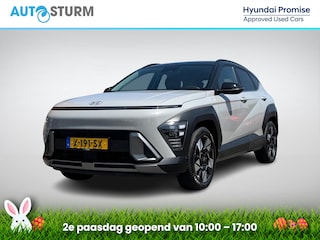 Hyundai Kona 1.6 GDI HEV Premium | Two-Tone Lakkleur | Stoelverwarming + -Ventilatie | 360° Camera | Leder | Navigatie | Apple Carplay/Android Auto | Geheugenstoel