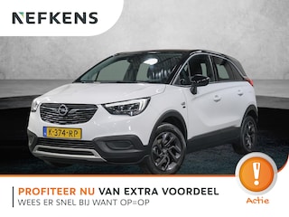 Opel Crossland X 110PK Edition 2020 | 1ste eigenaar | Parkeersensoren | Navigatie | Airco | LMV | AppleCarPlay/AndroidAuto | Cruise Control | LED lampen | Trekhaak | Isofix | Privacy Glass | Parkeersensoren | Two-Tone |