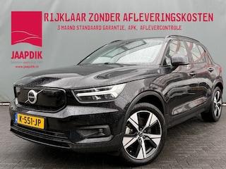 Volvo XC40 BWJ 2020 Recharge P8 408 PK AWD R-Design TREKHAAK | FULL LED | ADAPTIVE CRUISE | STOEL+STUURVERW. | CAMERA | HALF LEDER | ELEKTR. ACHTERKLEP | DAB | CARPLAY + ANDROID | LMV | PDC
