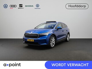 Skoda Enyaq iV 80 204 pk | Navigatie | Warmtepomp | Panoramadak | Trekhaak (wegklapbaar) | Parkeersensoren | Rondomzicht camera | Stoelverwarming v/a |