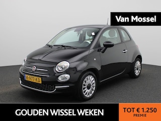 Fiat 500 1.0 Hybrid Lounge | Airco | Apple Carplay / Android Auto | DAB Radio | Lichtmetalen Velgen |