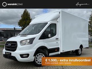 Ford Transit 350 2.0 TDCI | L4 H1 | TREND | BAKWAGEN KARHOF GESLOTEN BAK INCL. OVERLOOP KLEP | UIT VOORRAAD LEVERBAAR | KENTEKEN 2024 | 170 PK | AIRCO | CRUISE CONTROL | DAB+ | LANE-ASSIT | 3-ZITS