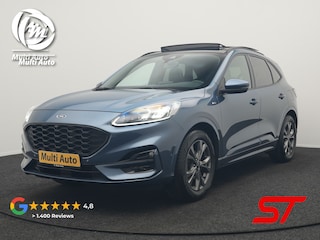 Ford Kuga 1.5 EcoBoost ST-Line X 150pk Dealer O.H. 1800kg Trekgewicht | Panodak | Adaptive Cruise | 360 Camera | Bang & Olufsen | Alcantara Sportstoelen & Stuur Verwarmd | Apple Carplay | Keyless | Blis | Navigatie | DAB |