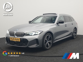 BMW 3-serie Touring 320e M Sport FACELIFT MODEL Plug In Hybrid Dealer O.H PHEV | Panodak | Trekhaak af Fabriek | Adaptive Cruise |  Alcantara Sportstoelen Memory | Widescreen Navi | Keyless | Sfeerverlichting | Apple Carplay | 18"L.M |