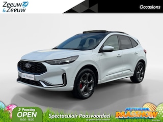 Ford Kuga 2.5 PHEV ST-Line X Panorama dak | Head-up display | Navigatie | Apple carplay & Android auto | Winter pack | Parkeersensoren voor en achter | Achteruitrijcamera | Dodehoek detectie | Elektrische inklapbare trekhaak | Draadloos opladen mobiel | Fabrieksgarantie t/m 02-2027