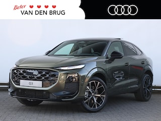 Audi Q3 S edition e-hybrid 200 kW / 272 PK | Oak Green metallic | Panoramadak | Optiek zwart | Privacy glas |