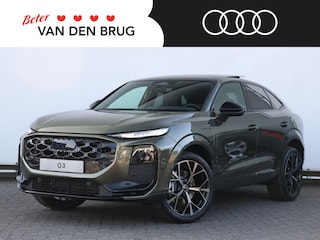 Audi Q3 S edition e-hybrid 200 kW / 272 PK | Oak Green metallic | Panoramadak | Optiek zwart | Privacy glas |