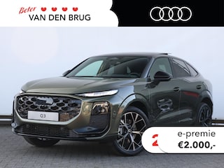 Audi Q3 S edition e-hybrid 200 kW / 272 PK | Oak Green metallic | Panoramadak | Optiek zwart | Privacy glas |