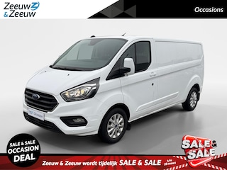 Ford Transit Custom 300 2.0 TDCI L2H1 Limited 130 pk | Navigatie | Trekhaak | Achteruitrijcamera | Laadruimtebetimmering | 3-zits | Stoelverwarming | Parkeersensoren voor en achter