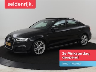 Audi A3 35 TFSI Advance Sport | Panoramadak | S-Line | Stoelverwarming | Half leder | Carplay | Virtual Cockpit | Navigatie | Cruise control | Full LED | DAB | Sportstoelen | Parkeerhulp