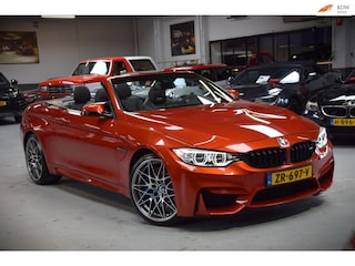 BMW 4-serie Cabrio Competition Leder|Navi|450pk!!|SAKHIR ORANGE|Airscarf|Dealer onderhouden|Head-Up Display